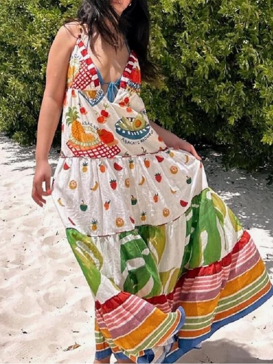 Dresses & Skirts - Farm Rio inspired tropical maxi
